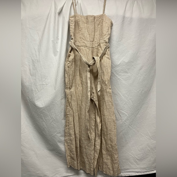 J Crew size 4 linen jumpsuit - Picture 4 of 7
